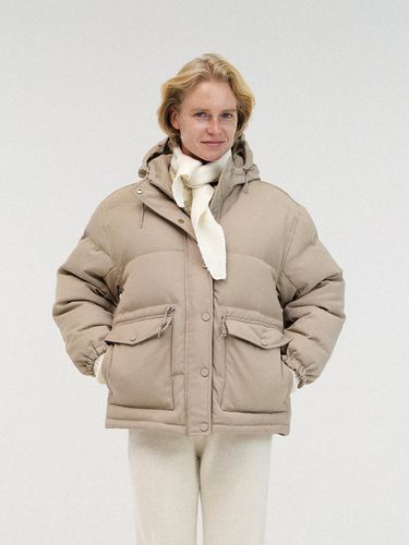 Pred Puffer Jacket - Beige - NOTHING WRITTEN - Modalova