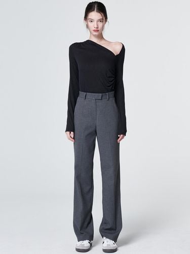 Stretch Straight-Fit Pants () - MaLoupe - Modalova