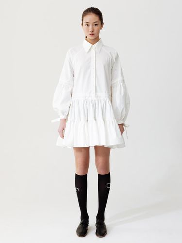 Collared Shirt Dress - THETIS - Modalova