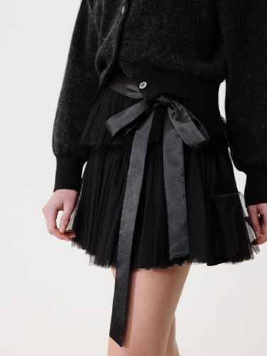 Lavish Chiffon Skirt - Black - THETIS - Modalova