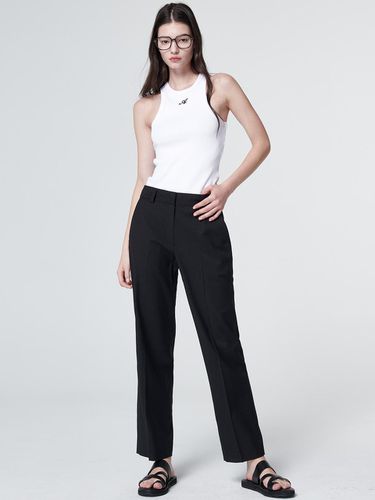 Wool Blended Tapered Fit Pants () - MaLoupe - Modalova