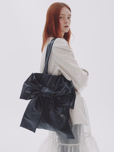 Ribbon Shoulder Bag_Black - DEW E DEW E - Modalova