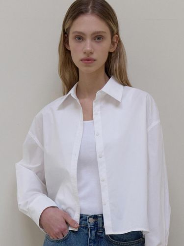 Stitch Short Shirt_White - L’oiE - Modalova