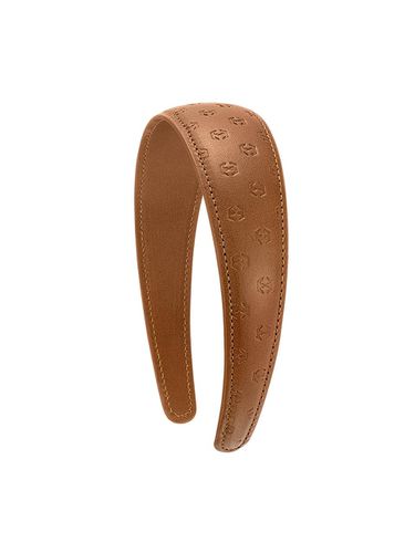 Joello Leather Hair Band _ Camel - J.ESTINA - Modalova