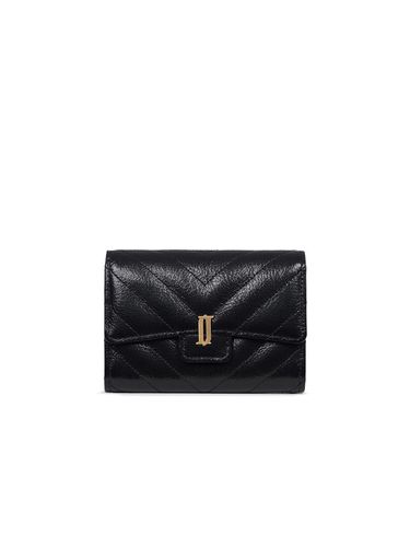 Mignon Flap Card Wallet _ Black - J.ESTINA - Modalova