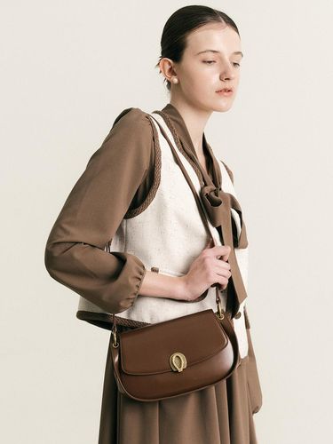 WD Leather Saddle Hand Bag_Brown - We’Dee - Modalova