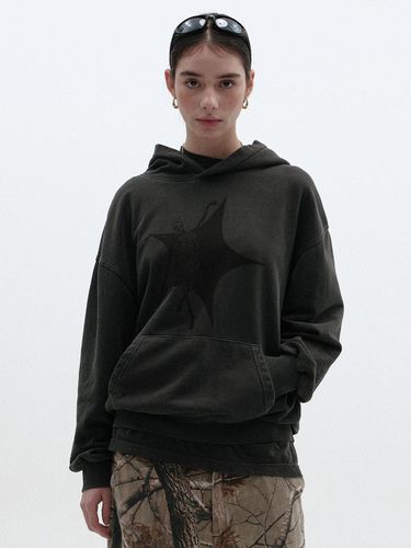 Skull Star Hoodie - Pigment Black - SUADE - Modalova