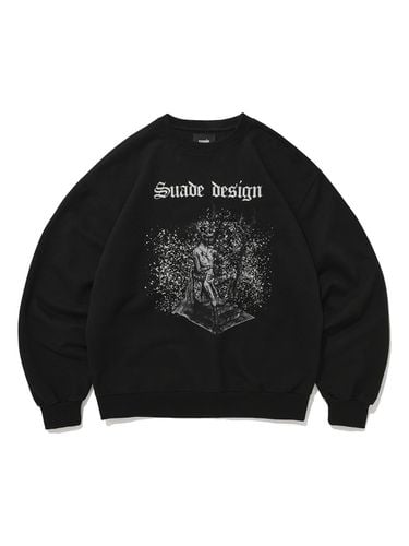 Devil Skull Crewneck Sweatshirt - SUADE - Modalova