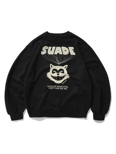 Balloon Crewneck Sweatshirt - Black - SUADE - Modalova