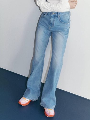 Slim Boots Cut Denim Pants_Light Blue - mais - Modalova