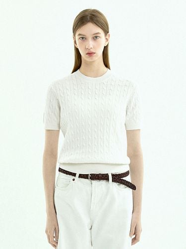 Cable Round Cool Dry Short Sleeve Knit Top - MINIMAL PROJECT - Modalova