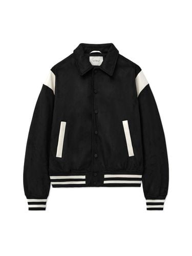 Contemporary Suede Varsity Jacket - V2 - Modalova