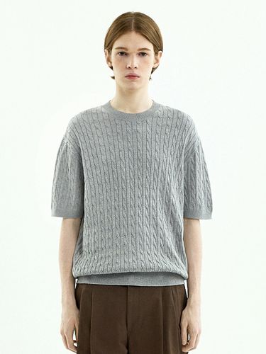 Cable Round Cool Dry Short Sleeve Knit Top - MINIMAL PROJECT - Modalova