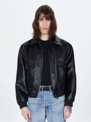 Vegan Leather Blouson_Black - V2 - Modalova