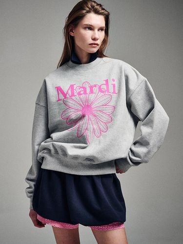 Front Flower Graphic Sweatshirt - MARDI MERCREDI - Modalova