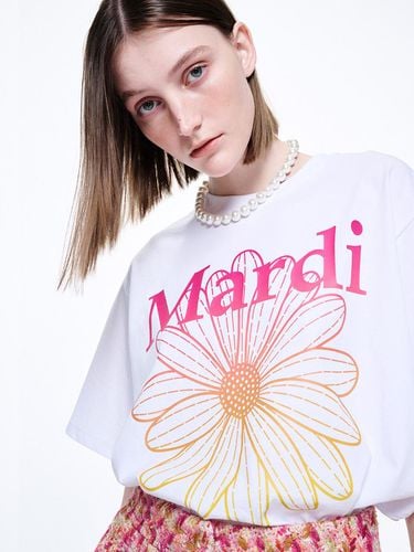 Front Flower Graphic T-shirt - MARDI MERCREDI - Modalova