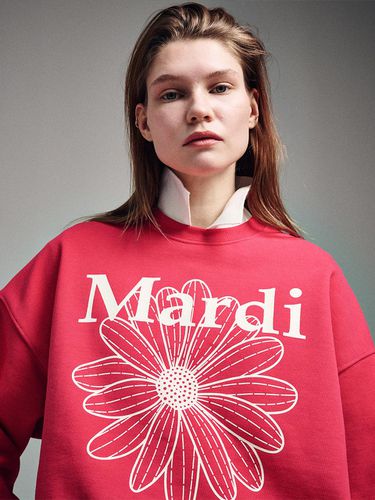 Front Flower Graphic Sweatshirt - MARDI MERCREDI - Modalova