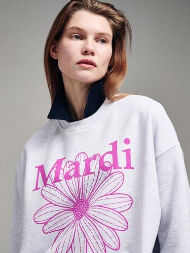 Front Flower Graphic Sweatshirt - MARDI MERCREDI - Modalova