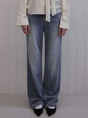 Maddy Long Wide Denim Pants - HAINT - Modalova