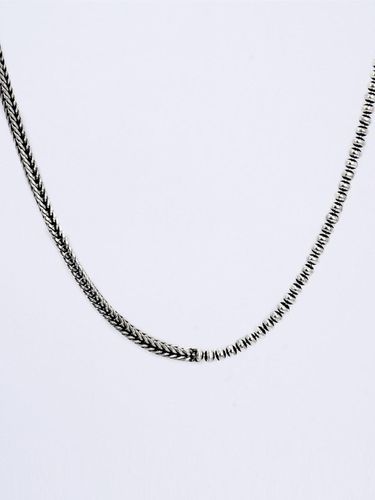 Half & Half Chain Necklace - HARANG - Modalova