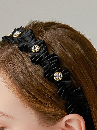 Crystal Point Headband_Black - UNI.J - Modalova