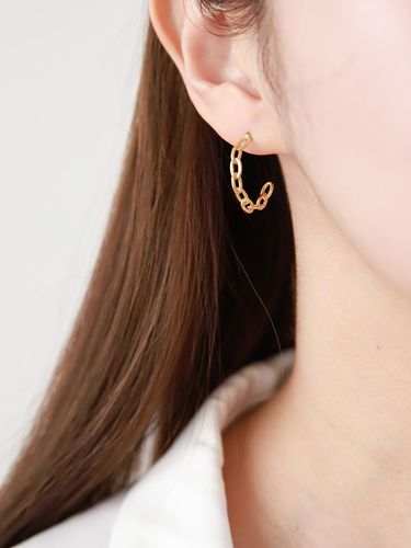 Simple Twist Gold Earring - Sophiamor - Modalova