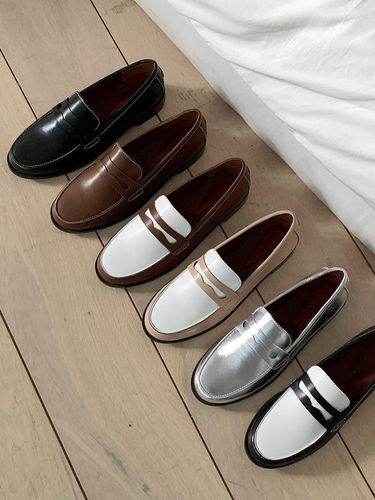 April Stitch Classic Penny Loafer (6 Colors) - MOODNIGHT - Modalova