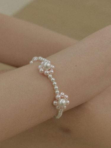 Pink Flower Bracelet - Sophiamor - Modalova