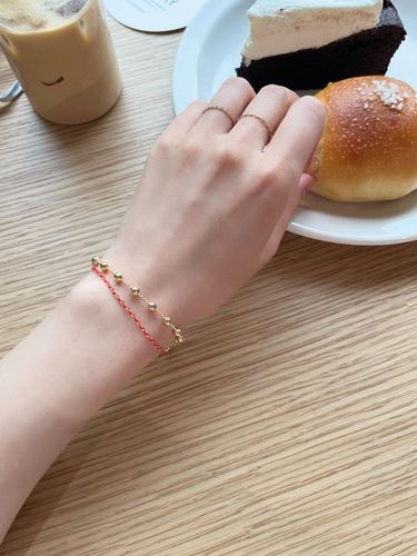 Silver 925] Gold Ball Bracelet - Sophiamor - Modalova