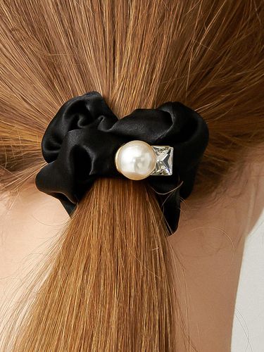 Pearl And Crystal Velvet Hair-Band Set - UNI.J - Modalova