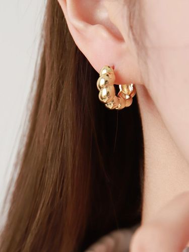 Twist Gold Earring - Sophiamor - Modalova