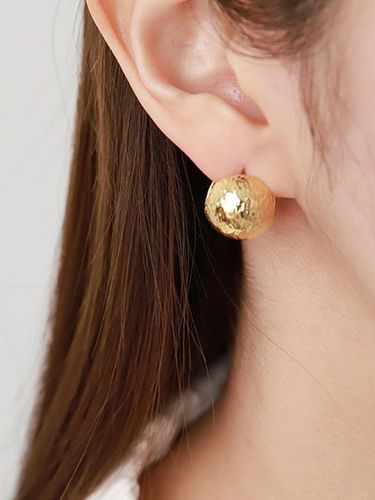 Silver925] Gold Ball Earring - Sophiamor - Modalova