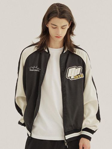 Y2K Varsity Jacket Black - Ocean Pacific - Modalova