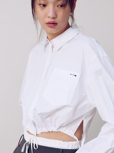 String Crop Shirts_White - kuho plus - Modalova