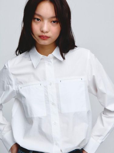 Essential Big Pocket Shirts_White - kuho plus - Modalova