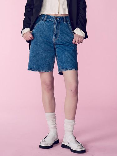 Essential Midi Denim Pants_Blue - kuho plus - Modalova