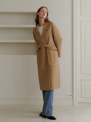 Double Handmade Coat (Beige) - YUPPE - Modalova