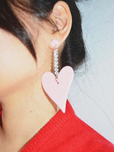 Heart For Me Earrings - Fruta - Modalova