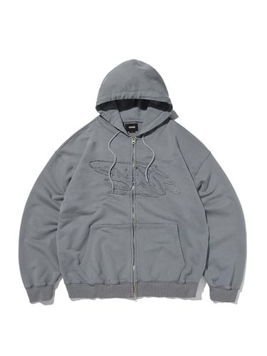 Relaxed Zip Up Hoodie - SUADE - Modalova