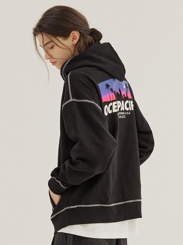 Ocean Rainbow Day Night Sweat Hoodie Black - Ocean Pacific - Modalova