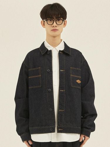 Pocket Denim Jacket - COMONINOZ - Modalova