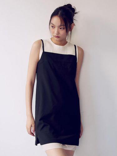 Layered Mini Dress_Black - kuho plus - Modalova