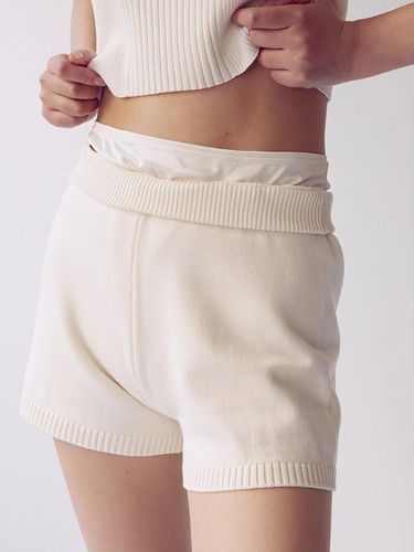 Ribbed Knit Shorts - kuho plus - Modalova