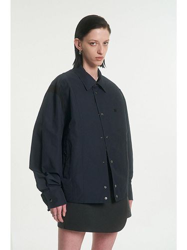 Blouson Cotton Shirt_Navy - MEA - Modalova