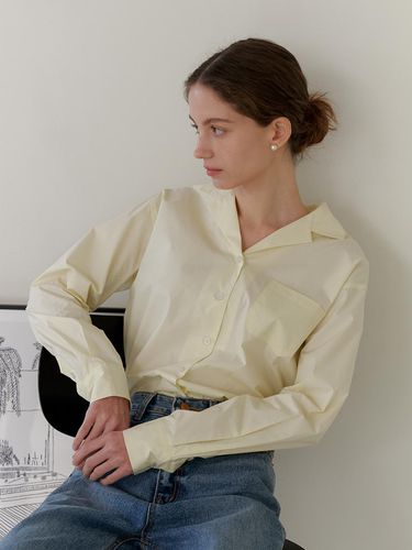 Double Collar Shirt (Yellow) - YUPPE - Modalova