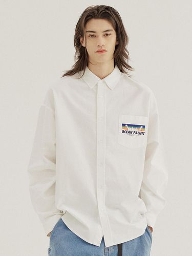 Ocean Rainbow Day Night Oxford Shirt White - Ocean Pacific - Modalova