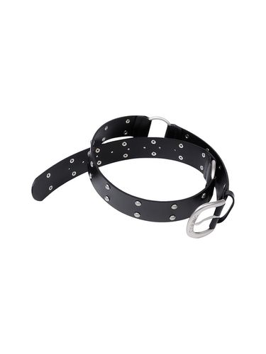 Two Ring Rivet Belt_White - CERRIC - Modalova