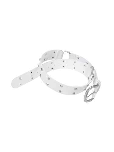 Two Ring Rivet Belt_White - CERRIC - Modalova