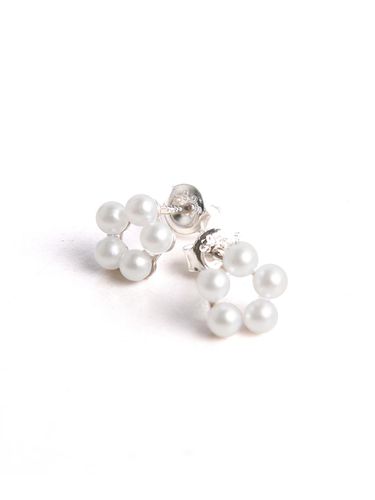 TB035 Snowflake Pearl Earring - TOU - Modalova