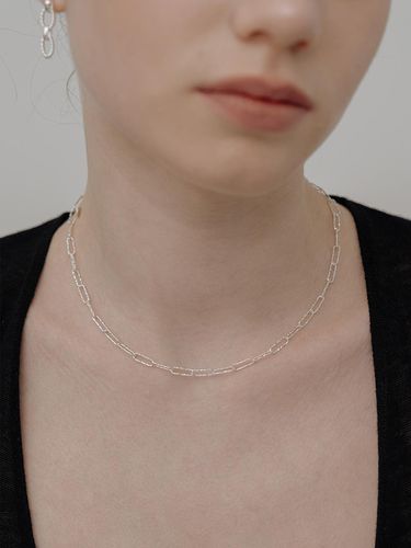 Silver925] WE008 Link Chain Necklace - TOU - Modalova